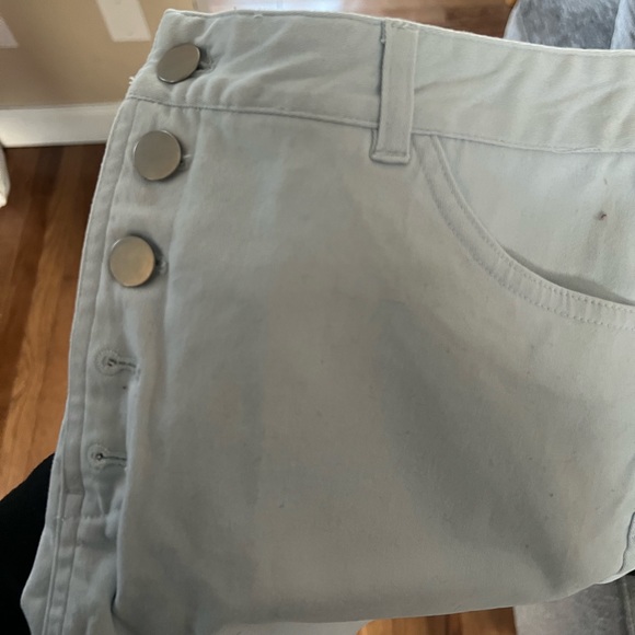 Light Blue Button Up Skirt - NWT Medium - Picture 2 of 5